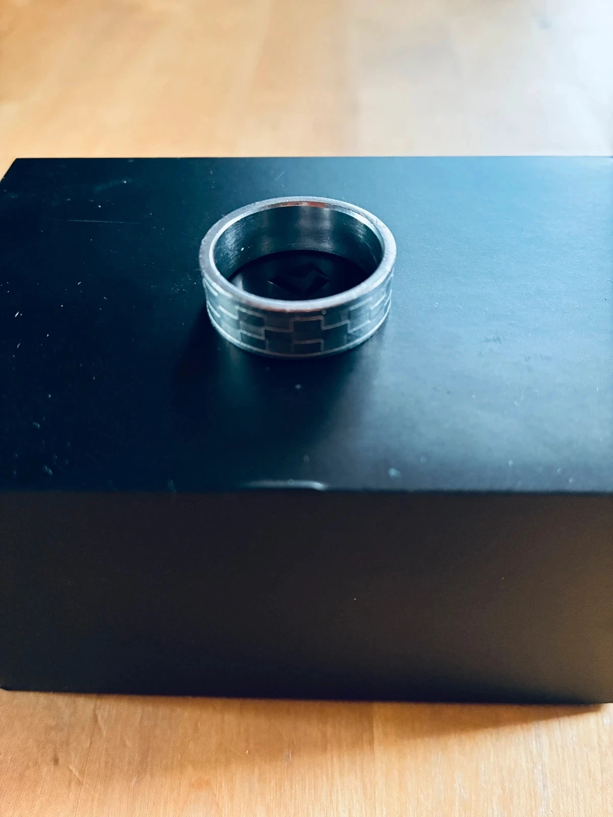 Anillo de pulgar de acero quirúrgico de 20mm. – photo 4